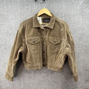 Sundance Catalog In Flight Jacket Women's Size Large‎ Beige Suede Lined Pockets